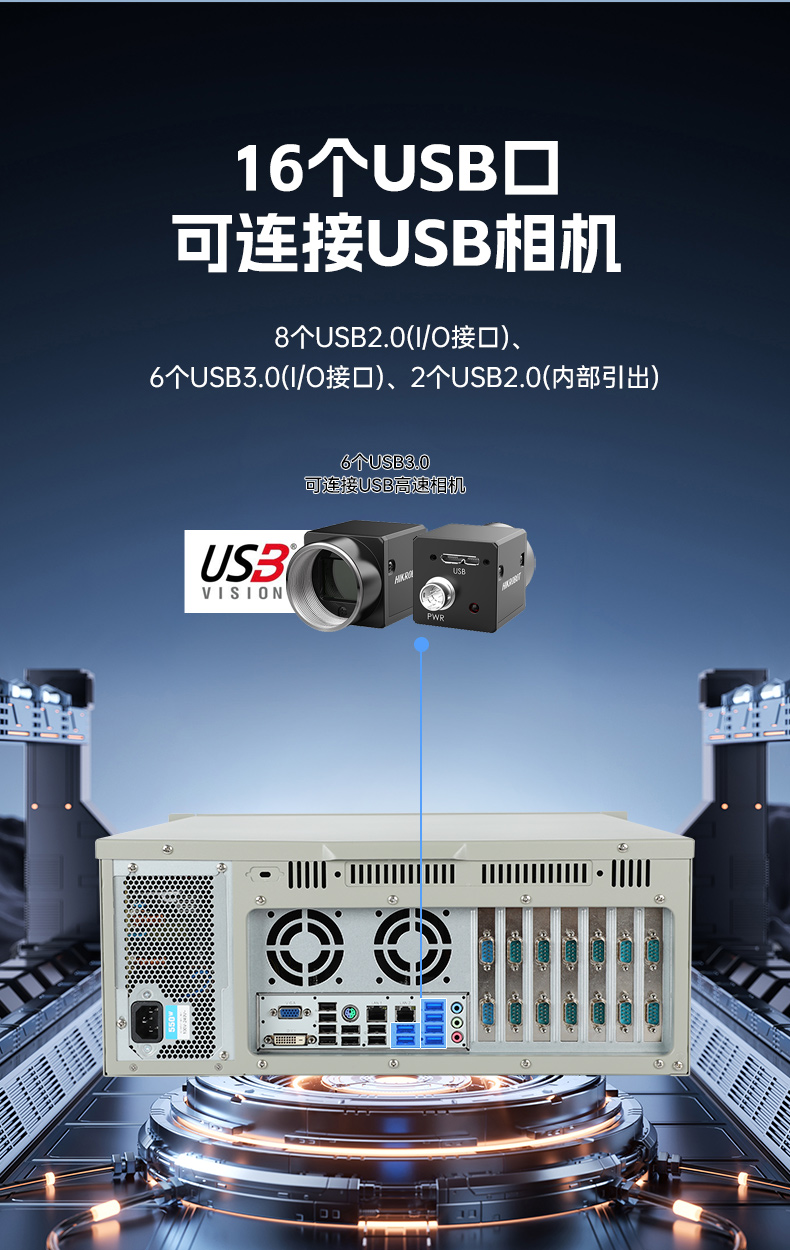 4U上架式工控機(jī),研華主板14個COM口主機(jī)電腦,DT-610L-684G2.jpg